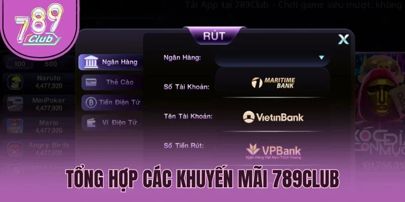 Tổng hợp các khuyến mãi 789Club