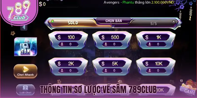 Thông tin sơ lược về sâm 789Club