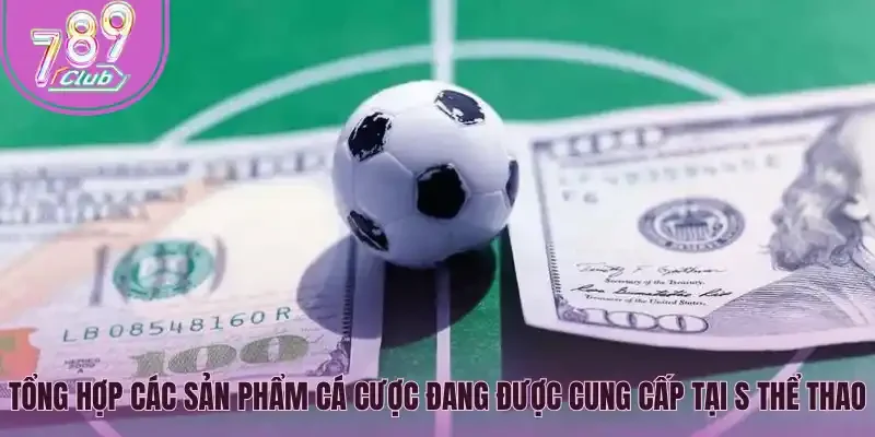 Tổng hợp các sản phẩm cá cược đang được cung cấp tại S thể thao